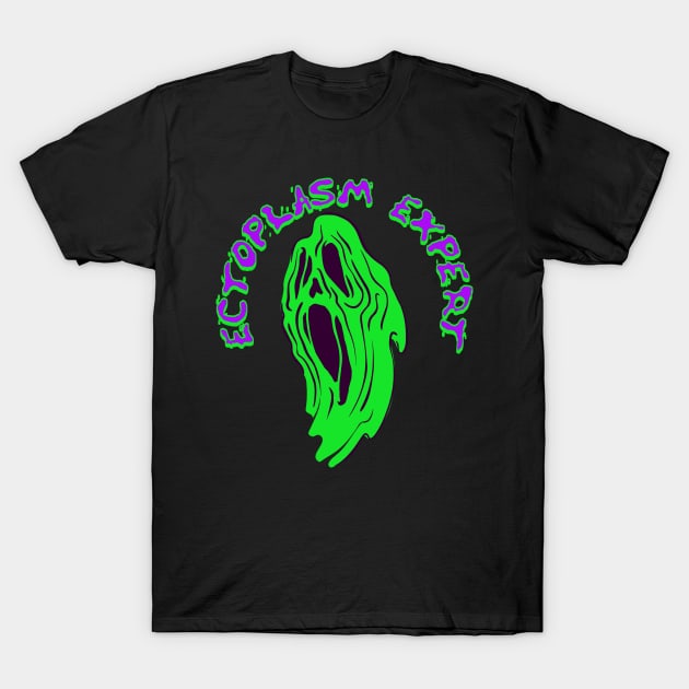 Ghost Hunting Ectoplasm Expert T-Shirt by Curio Pop Relics